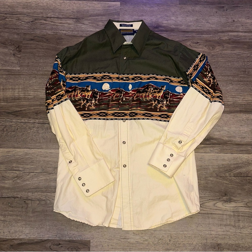 Panhandle Western Button Down Size M